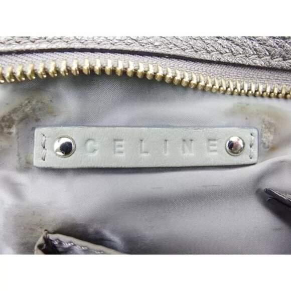 CELINE handbags charcoal gray Authentic used - Picture 3 of 6